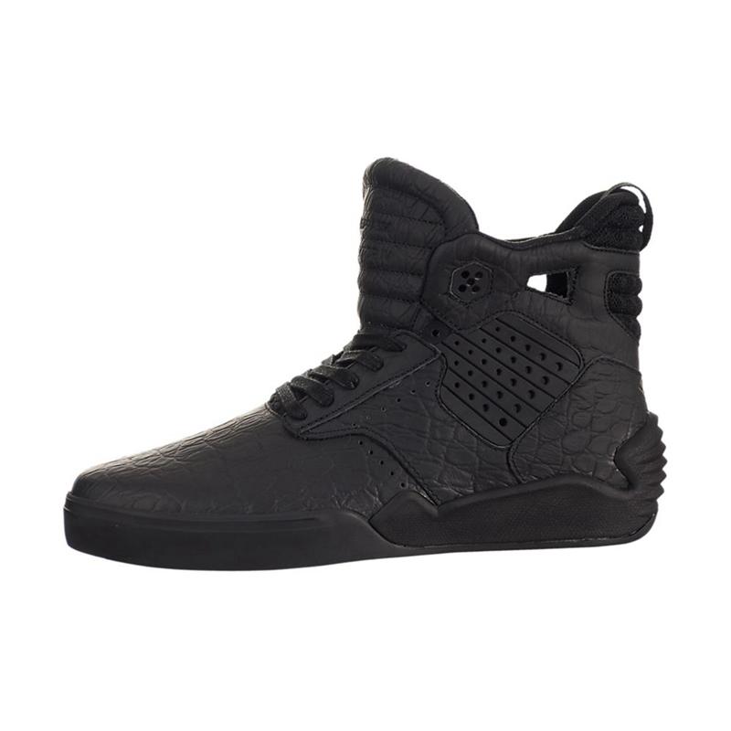 Buty Supra SKYTOP IV - Sneakersy Wysokie Damskie - Czarne (GYPO-10895)